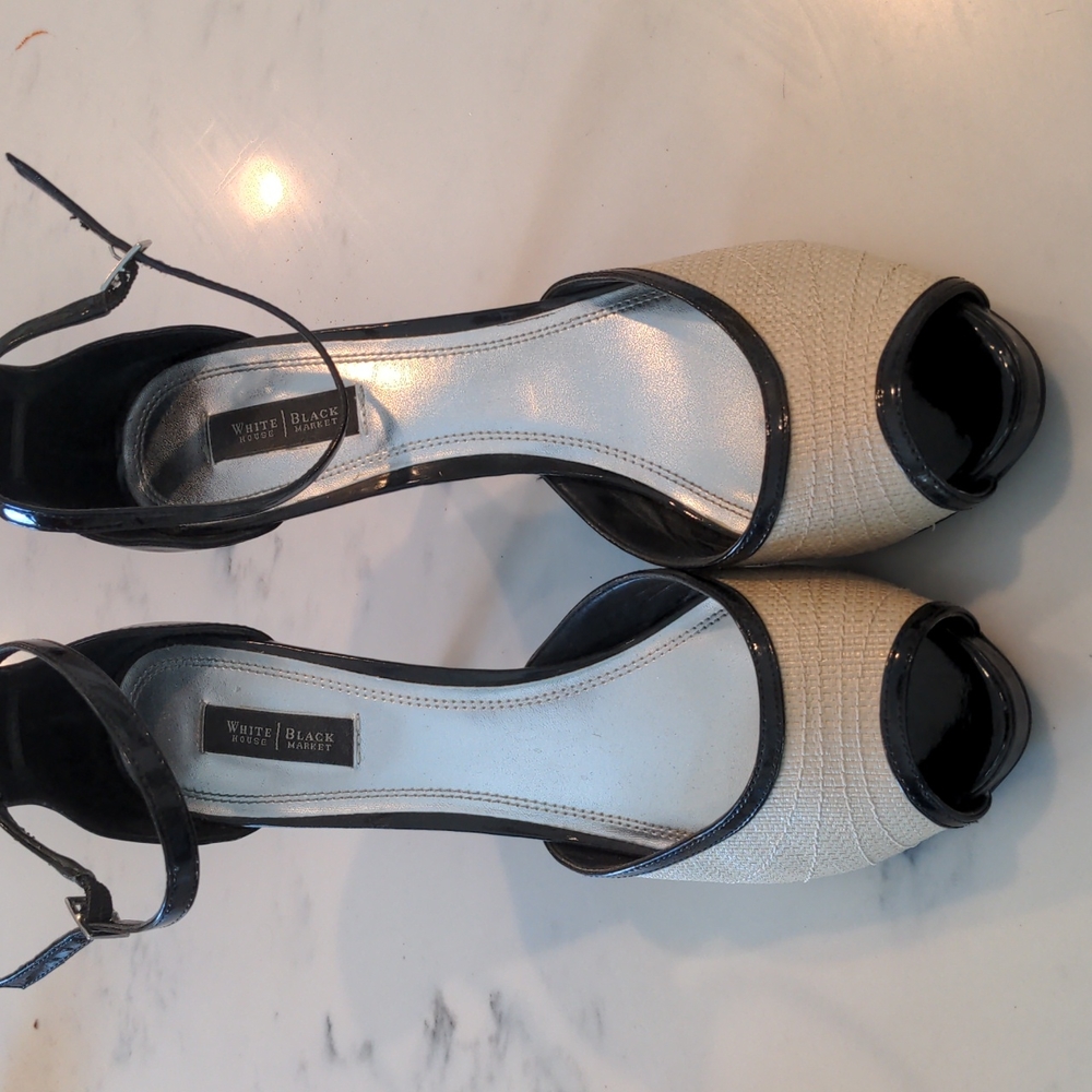 White House Black market Derby Day heels